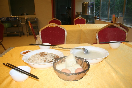 芙蓉酒店の朝食