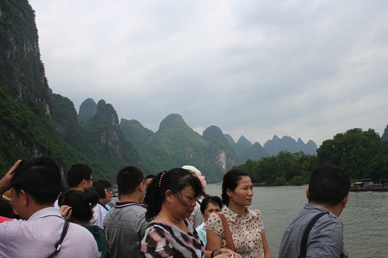 桂林漓江陽朔船游