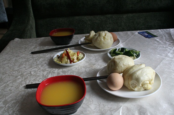 牧人商務酒店の朝食