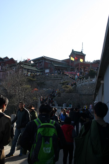 泰山~南天門付近