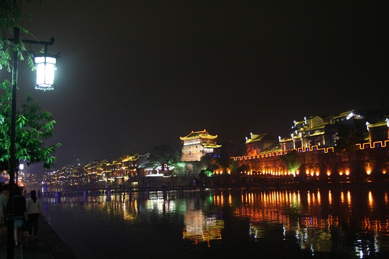 湖南省湘西土家族苗族自治州鳳凰古城~北門城楼