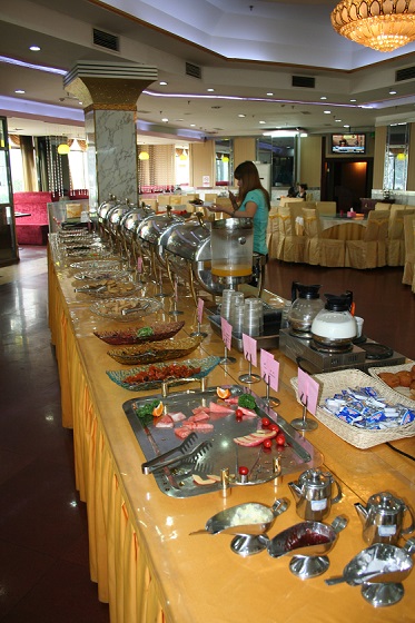 北京金谷琪珑酒店の朝食
